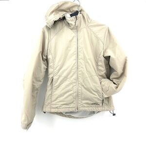 Eddie Bauer Womens small‎ Hooded Jacket Fleece Lined Zip Winter Coat Thermore